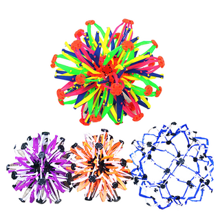 Happy i Mall LED 發光魔術球 4件組, 橘色 + 紫色 + 彩虹 + 藍色