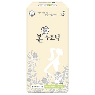 유기농본 유기농 순면커버 본퓨어 생리대 날개형, 대형, 24개입, 1개
