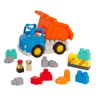 BATTAT 樂波島 搬磚頭翻斗車, 32.8 x 19.2 x 20.5cm, 1組