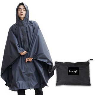 Bodyit 拉鍊式斗篷雨衣