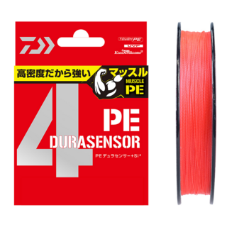 DAIWA 大和 UVF PE Durasensor X4 SI2 釣魚線, 珊瑚紅, 1個