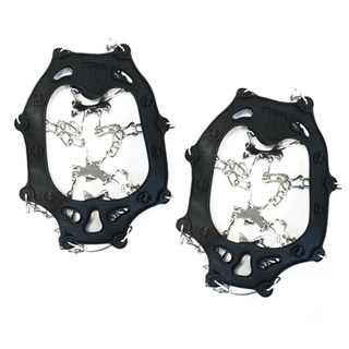 HUMONT 新款鍊條型冰爪 左右套組, 黑色