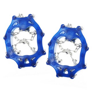 HUMONT 新款鍊條型冰爪 左右套組, 藍色
