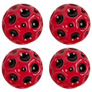 ibis 圓點握把彈力球 紅色, 4個