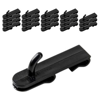 마켓감성 철망선반 디스플레이 후크, 블랙 중, 20개