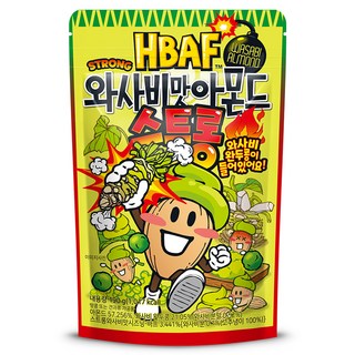 HBAF 杏仁果 濃芥末口味, 1包, 190g
