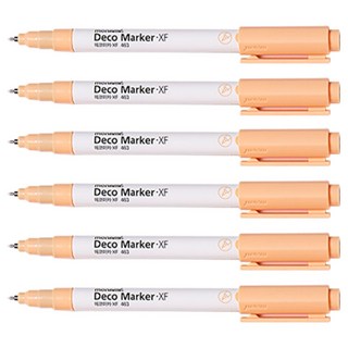 모나미 데코마카 463 페일오렌지, 6색, 6개