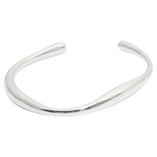 BEOURGUEST 女款水滴方形粗版開口手鐲