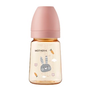 MOTHER-K 精粹極簡 PPSU 奶瓶 180ml 兔子限定版 花朵粉, 1個
