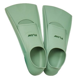 FLOW 鴨腳板短蛙鞋游泳戲水, 綠色
