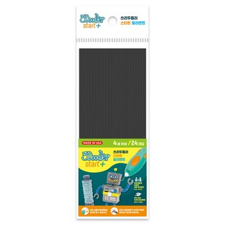 쓰리두들러 스타트 플러스 필라멘트, 검정, 1개