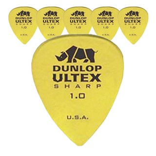 Dunlop 울텍스 샤프 기타 픽크 6p + 카누벨 픽크 3p, 1세트