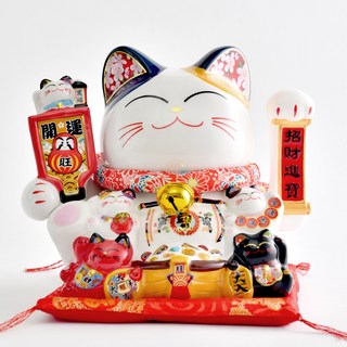 INTODECO 好運滿滿 招財貓 揮手招福貓 98962, 混合色