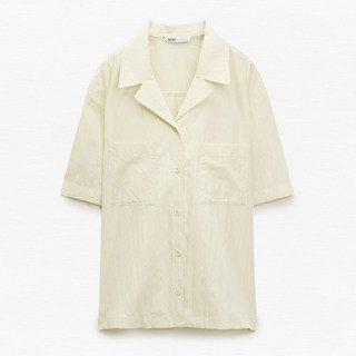 MIXXO 女款雙口袋短袖襯衫