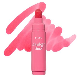 ETUDE Dear Darling馬克筆唇釉, 04號 牛奶草莓, 1個