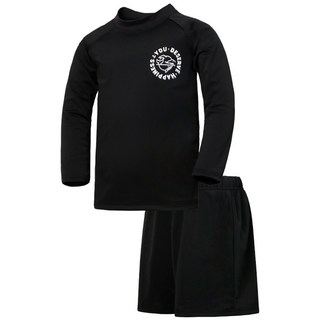 Uravi 兒童防磨衣半長褲上衣下褲套裝