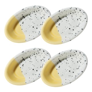 Ardin France Essential 橢圓醬料碗, 草原黃, 4個