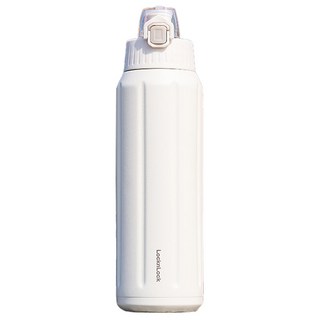 LocknLock 樂扣樂扣 SLO輕量保冷專用水壺, 600ml, 1個, 白色