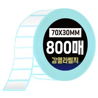 다다 바코드 감열 라벨지 70 x 30 mm, 800칸, 1개