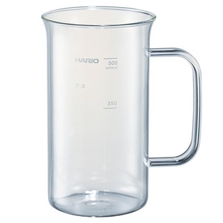 HARIO 好璃奧 燒杯啤酒馬克杯 500ml BBM-500, 1個, 單一顏色