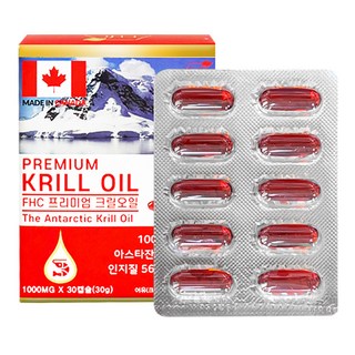 優質磷蝦油膠囊, 30顆, 1盒