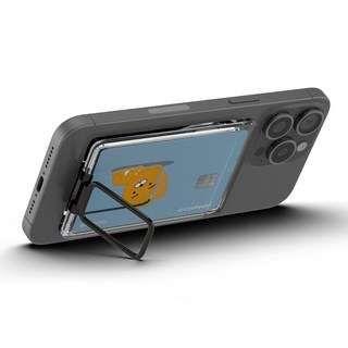 Yoitch Mag Clip 智慧型手機卡夾支架, 1個, 透明