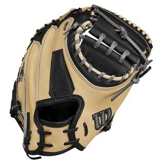 Wilson 捕手手套 右投用 2024 A2K M23 WBW101383335, 1個, 金黃色 + 黑色