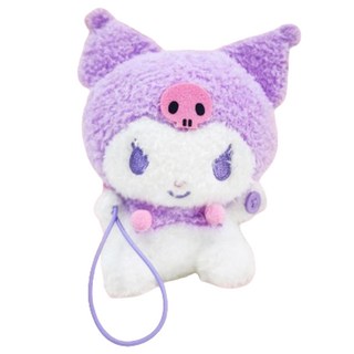 Sanrio 三麗鷗 抱抱系列背包毛絨吊飾 酷洛米, 14cm, 混色, 1個