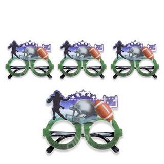 Allode 超級玩球節慶眼鏡, TYPE02草地橄欖球, 4個