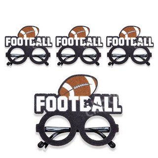 Allode 超級玩球節慶眼鏡, TYPE01深色橄欖球, 4個