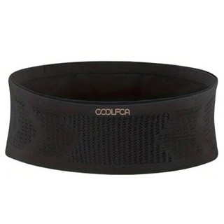 coolfca 運動腰包 貼身腰帶 口袋 臀包, 黑色, 1個