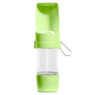 파스텔펫 반려동물 휴대용 접이식 급수식기, 그린, 1개