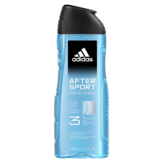 adidas 愛迪達 男性三合一潔顏洗髮沐浴露 運動修復, 400ml, 1瓶