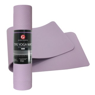 고무나라 TPE 요가매트 + 보관스트랩 + 가방 세트 와이드, 라일락퍼플, 1개