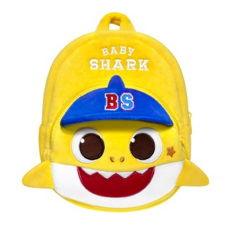 Pinkfong 碰碰狐 幼兒用 鯊魚寶寶 帽子背包 WP-B131