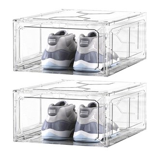 Pernoel 磁吸式鞋盒 2入, 透明白, 2個