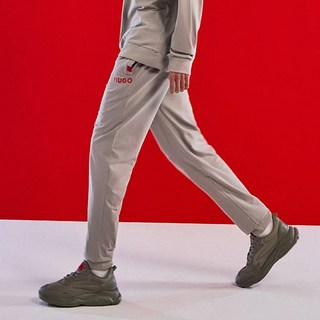 HUGO BOSS 男款棉質彈性慢跑褲