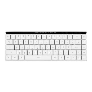 에이수스 ROG FALCHION LOW PROFILE RX BLUE 한글 스위치 유무선 게이밍 키보드, 화이트, M603, 청축