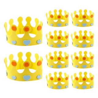 Uniart EVA皇冠, 黃色, 10個