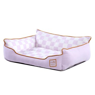 울리 반려동물 쿨링 사각 방석, 라벤더, 1개