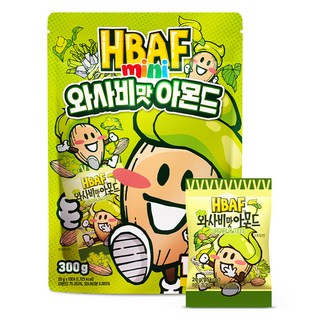 HBAF 杏仁果 芥末味, 300g, 1包