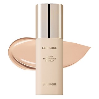 THe SaeM 得鮮 Eco Soul Vegan肌膚平衡BB霜 SPF50+ PA+++, 21 Light Beige, 1罐, 50ml