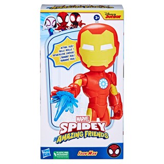 Hasbro 孩之寶 Marvel 漫威 SPIDEY AND HIS AMAZING FRIENDS 蜘蛛俠與神奇老友記 珍寶尺寸動作玩偶 鐵甲奇俠, 1盒