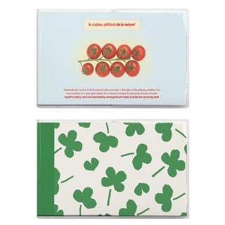 made by made 寬版空白筆記本 2件組, 13 Nature, 15 Lucky, 1套