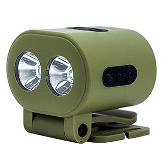 뮤토 더블사이드 충전식 LED 헤드랜턴 FREE, 올리브 그린, 1개