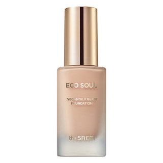 THe SaeM 得鮮 Eco Soul Vegan絲滑無瑕粉底液 30ml, 21 Light Beige, 1瓶