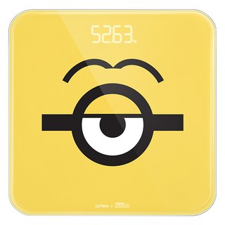 atflee 家用LED數位體重計 小小兵版, 1個, T4, 黃色