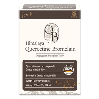 랩온랩 정품 히말라야 퀘르세틴 브로멜라인정, 30정, 1개