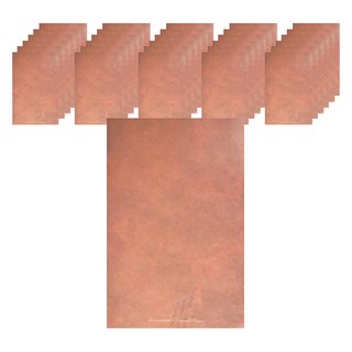 Maket Gamseong 復古感信封 大型, 60個, 紅棕色