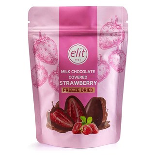 elit 伊莉特 草莓牛奶黑巧克力, 80g, 1包